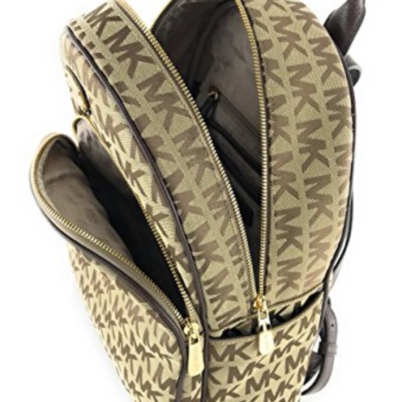 Michael Kors Abbey Large Jet Set Backpack Brown main image 5